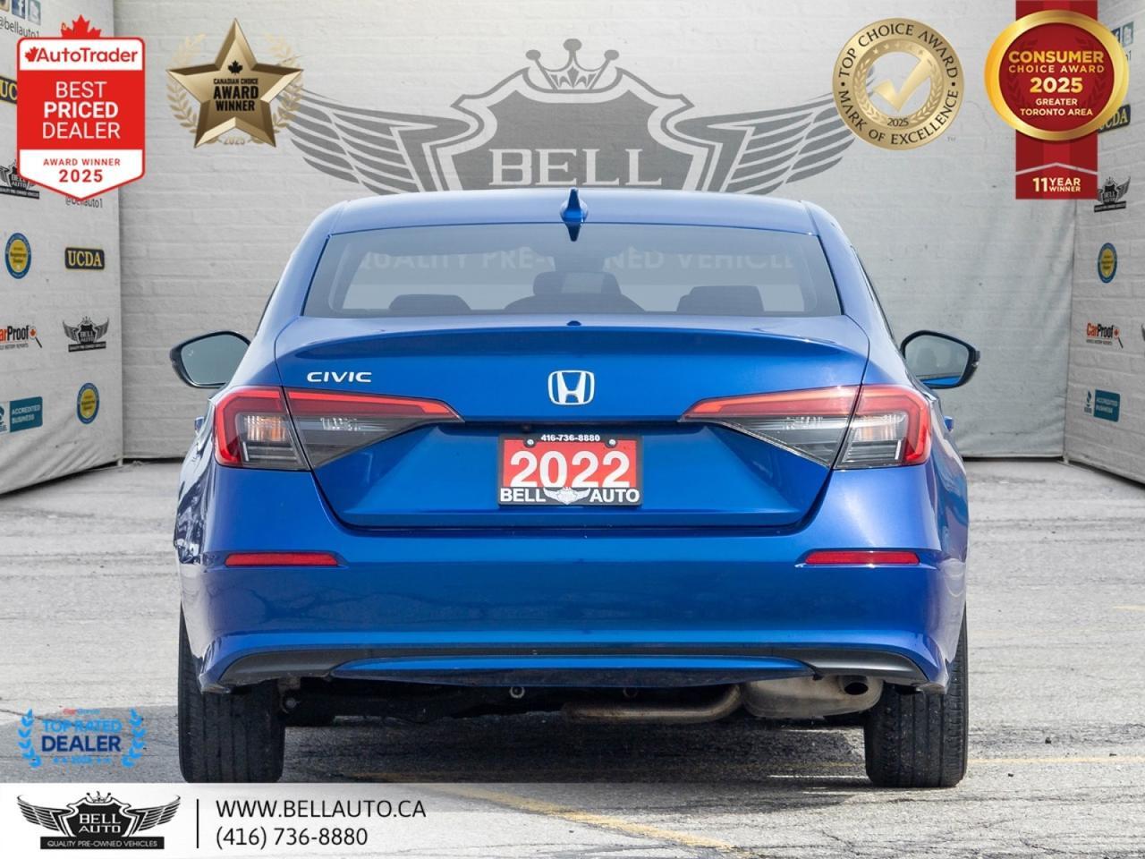 2022 Honda Civic Sedan EX B.CAM SUNROOF HTDSEATS HTDSTRNGWHL NOACCIDENT Toronto ON