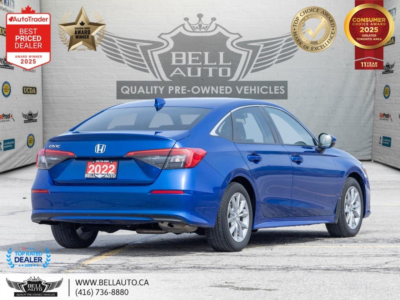 2022 Honda Civic Sedan EX B.CAM SUNROOF HTDSEATS HTDSTRNGWHL NOACCIDENT Toronto ON
