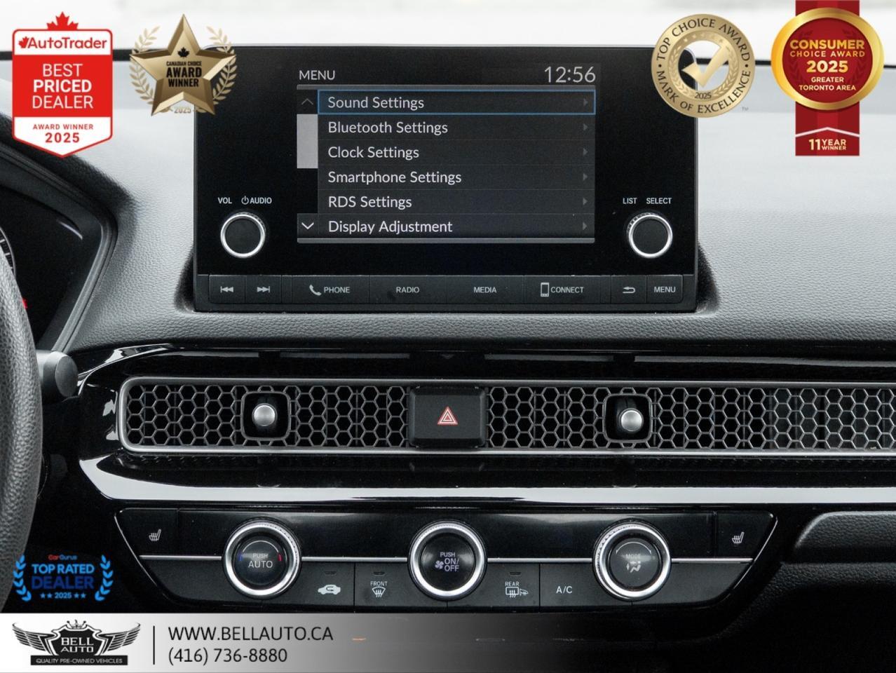 2022 Honda Civic Sedan LX | APPLCRPLY | B.CAM | ONEOWNER | NOACCIDENT Toronto ON