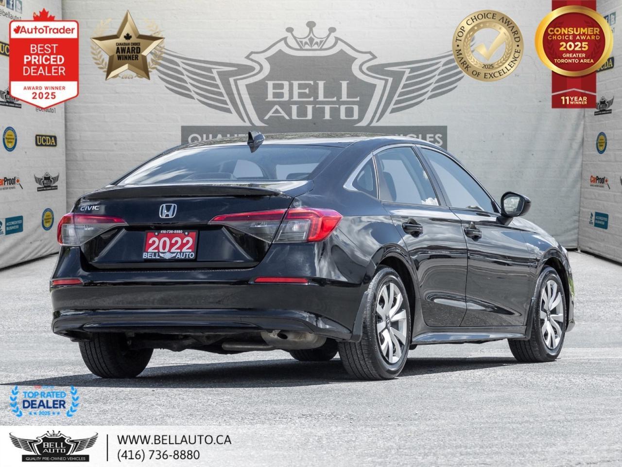 2022 Honda Civic Sedan LX | CARPLAY | B.CAM | HTDSEATS | HONDA.CRTFD | NOACCIDENT Toronto ON