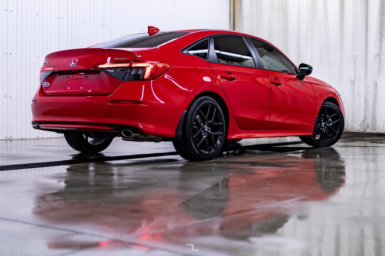 2022 Honda Civic Sedan Sport Roof BCam Red Deer AB