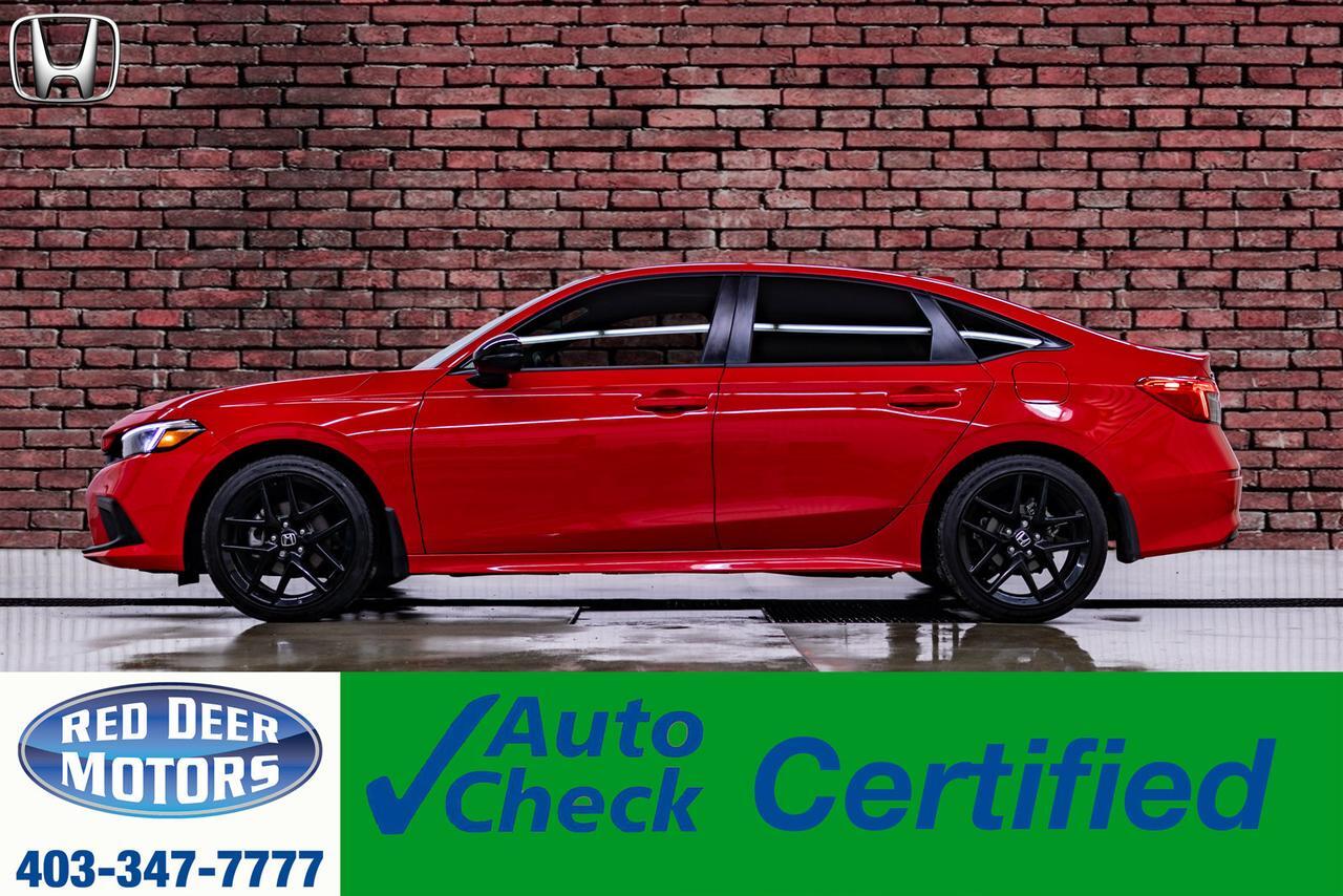 2022 Honda Civic Sedan Sport Roof BCam Red Deer AB