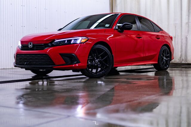 2022 Honda Civic Sedan Sport Roof BCam Red Deer AB