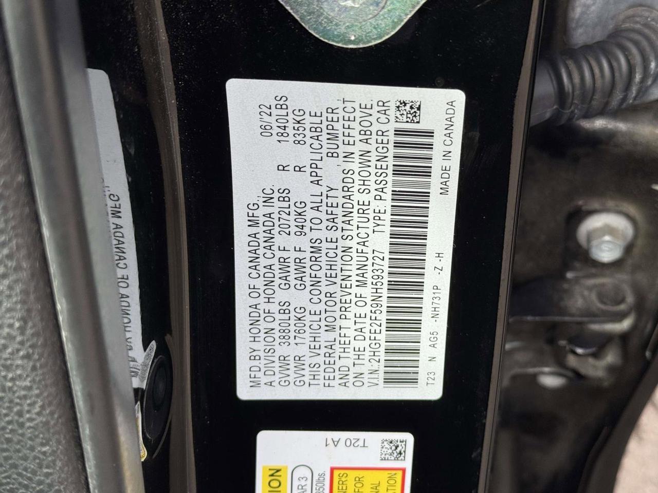 2022 Honda Civic Sedan Sport San Clemente CA