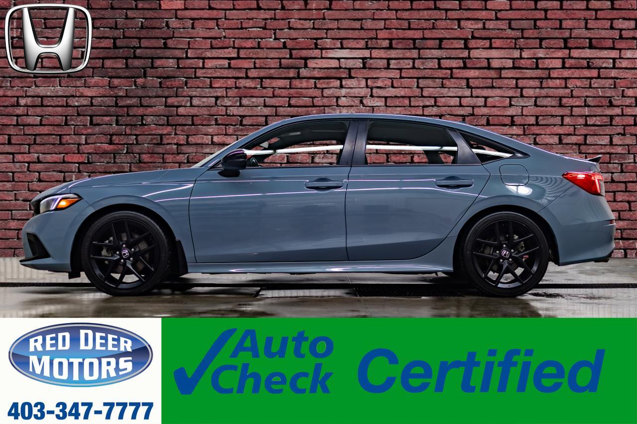 2022 Honda Civic Si Sedan Manual Nav Roof BCam Red Deer AB