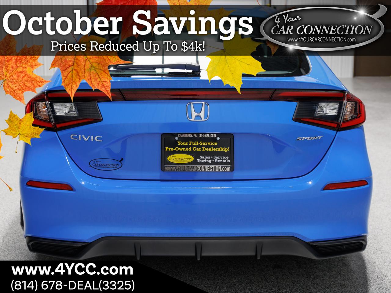 2022 Honda Civic Sport Cranberry PA