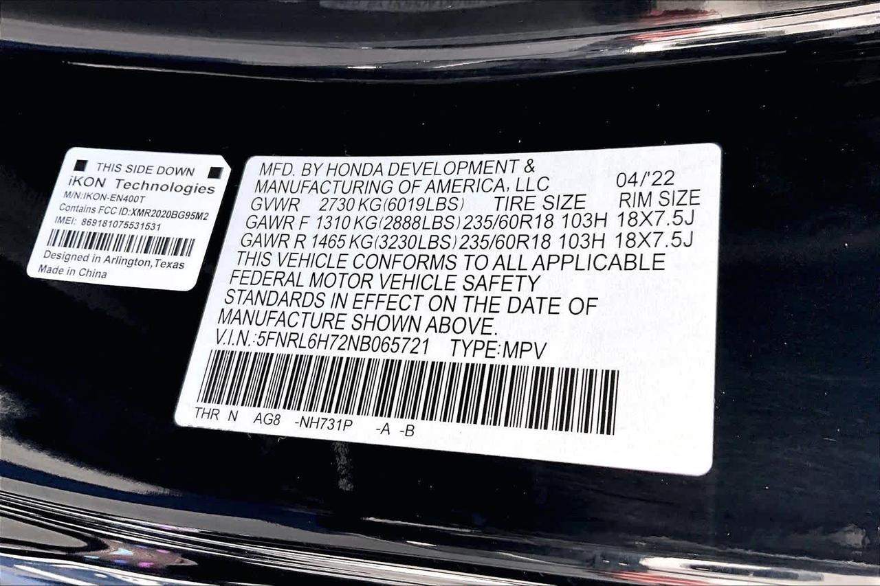 2022 Honda Odyssey EX-L Folsom CA