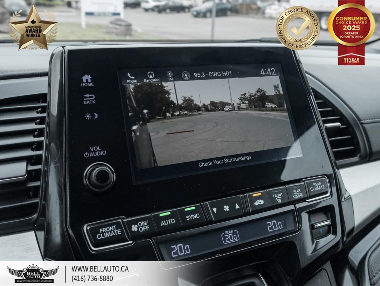 2022 Honda Odyssey EX-L Navi 6-PASS 3RD-ROWSEATING ONSTAR LEATHER POWER & MEMORY SEATS BACKUPCAM NOACCIDENT Toronto ON