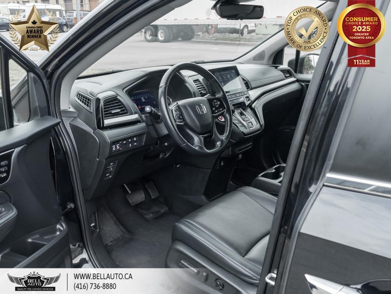 2022 Honda Odyssey EX-L Navi 6-PASS 3RD-ROWSEATING ONSTAR LEATHER POWER & MEMORY SEATS BACKUPCAM NOACCIDENT Toronto ON