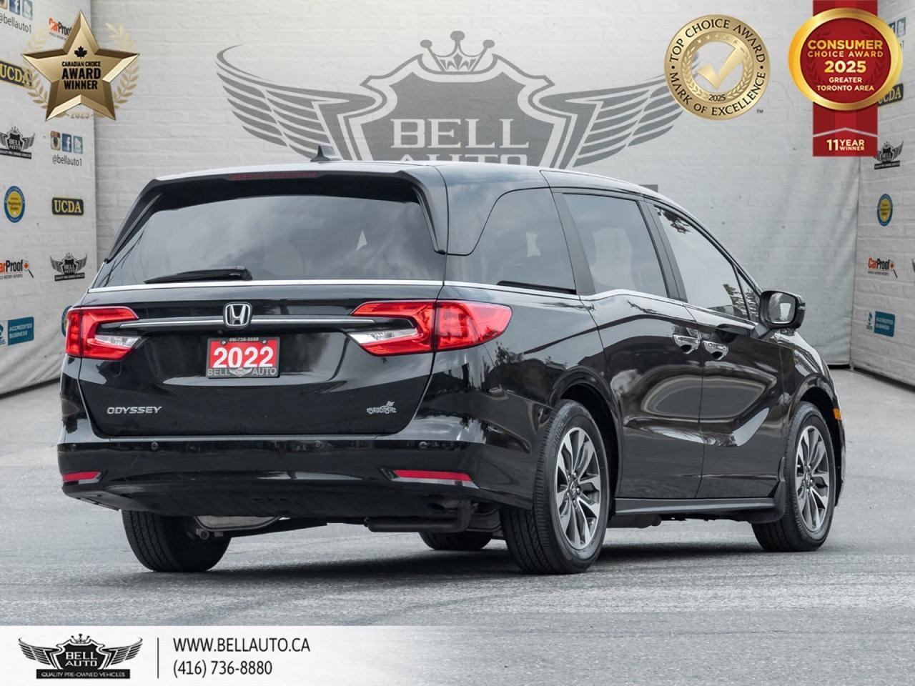 2022 Honda Odyssey EX-L Navi 6-PASS 3RD-ROWSEATING ONSTAR LEATHER POWER & MEMORY SEATS BACKUPCAM NOACCIDENT Toronto ON