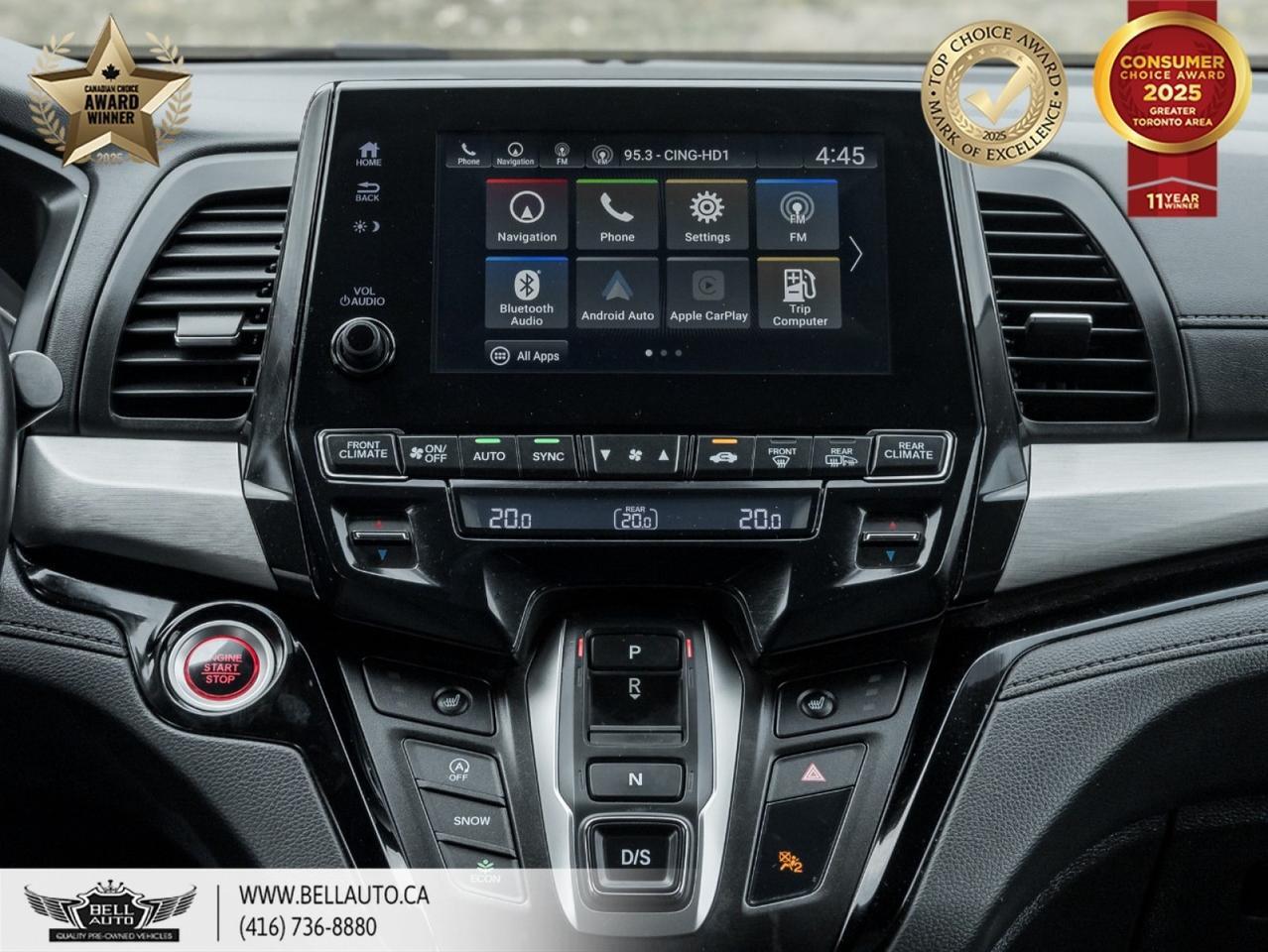 2022 Honda Odyssey EX-L Navi 6-PASS 3RD-ROWSEATING ONSTAR LEATHER POWER & MEMORY SEATS BACKUPCAM NOACCIDENT Toronto ON