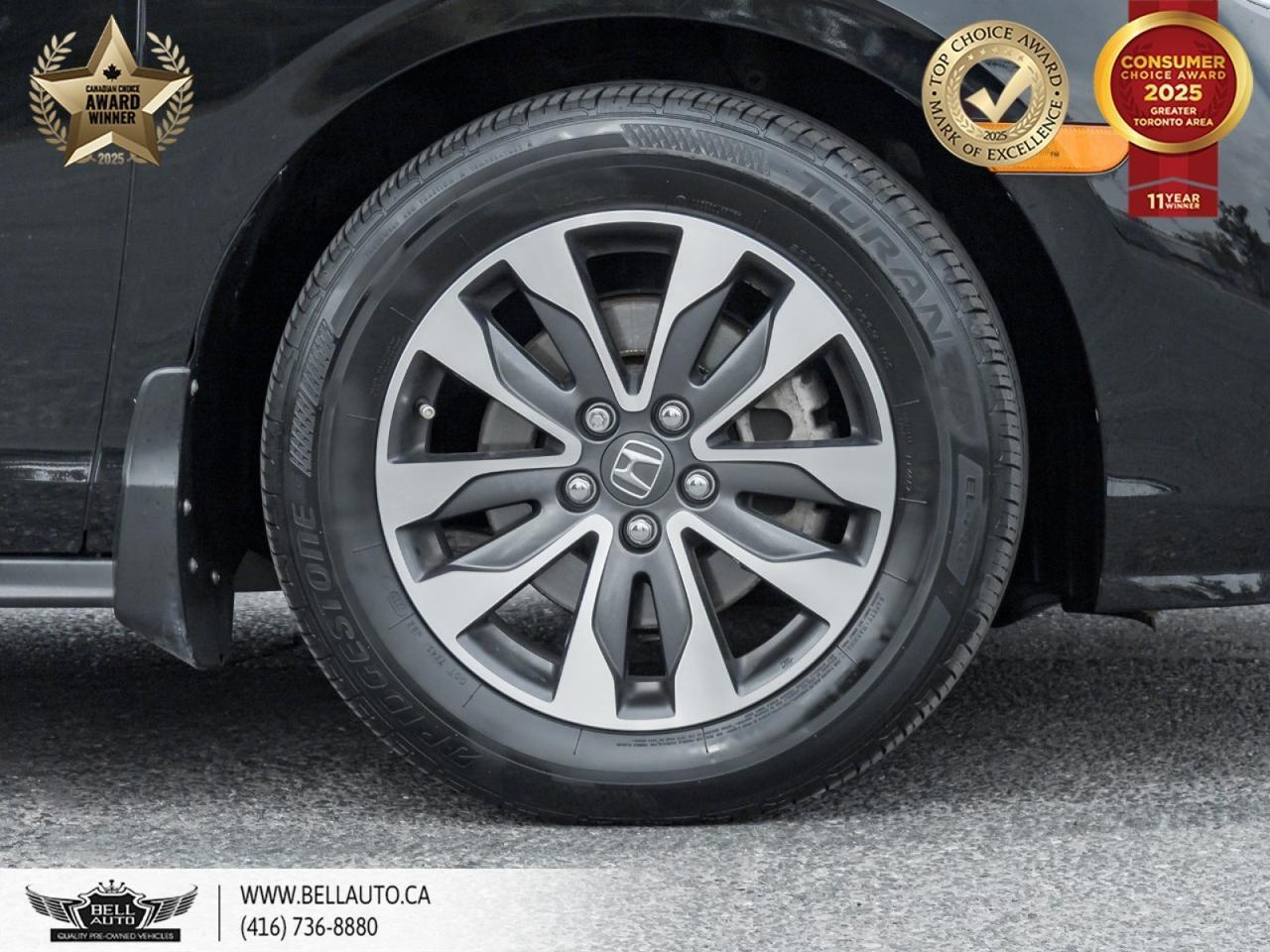 2022 Honda Odyssey EX-L Navi 6-PASS 3RD-ROWSEATING ONSTAR LEATHER POWER & MEMORY SEATS BACKUPCAM NOACCIDENT Toronto ON