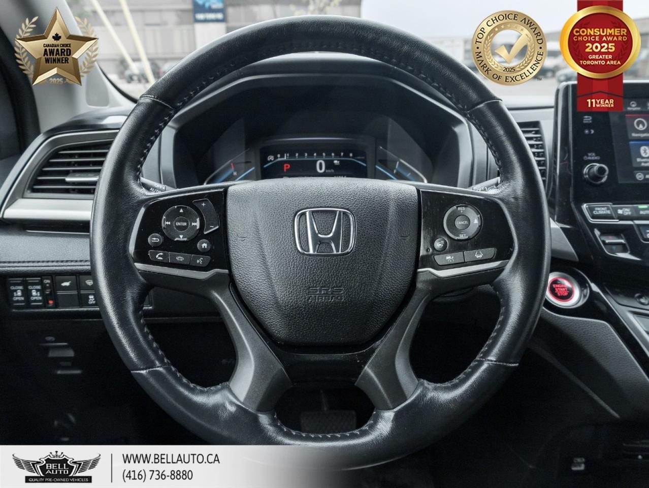 2022 Honda Odyssey EX-L Navi 6-PASS 3RD-ROWSEATING ONSTAR LEATHER POWER & MEMORY SEATS BACKUPCAM NOACCIDENT Toronto ON