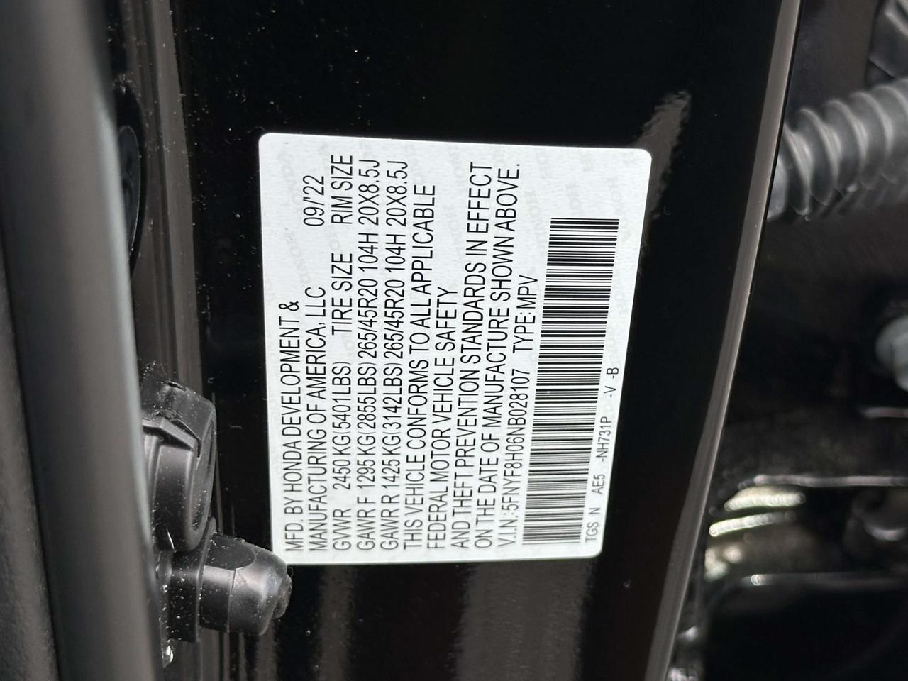 2022 Honda Passport Elite Alexandria VA