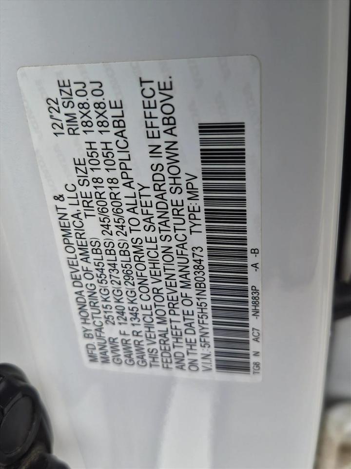 2022 Honda Pilot EX-L Roseville CA