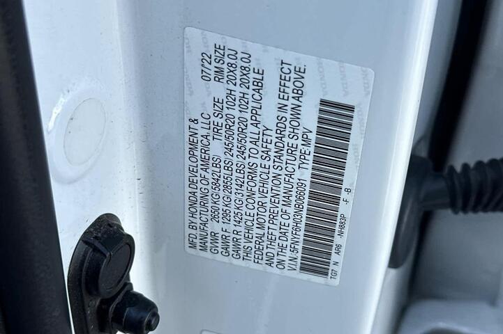 2022 Honda Pilot Elite Roseville CA