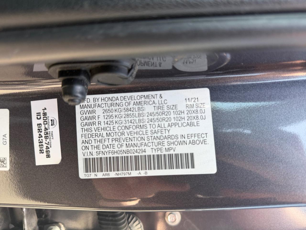 2022 Honda Pilot Elite New Braunfels TX