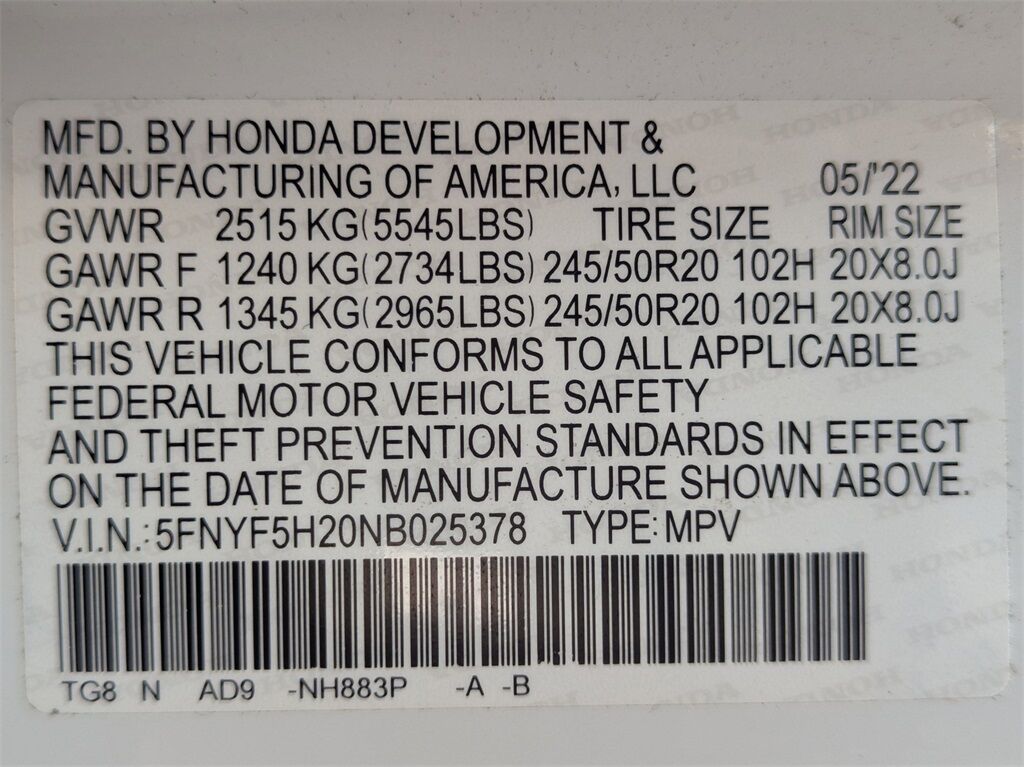2022 Honda Pilot Special Edition Kennesaw GA