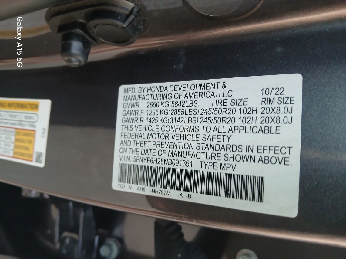 2022 Honda Pilot Special Edition Sport Utility 4D Maitland FL