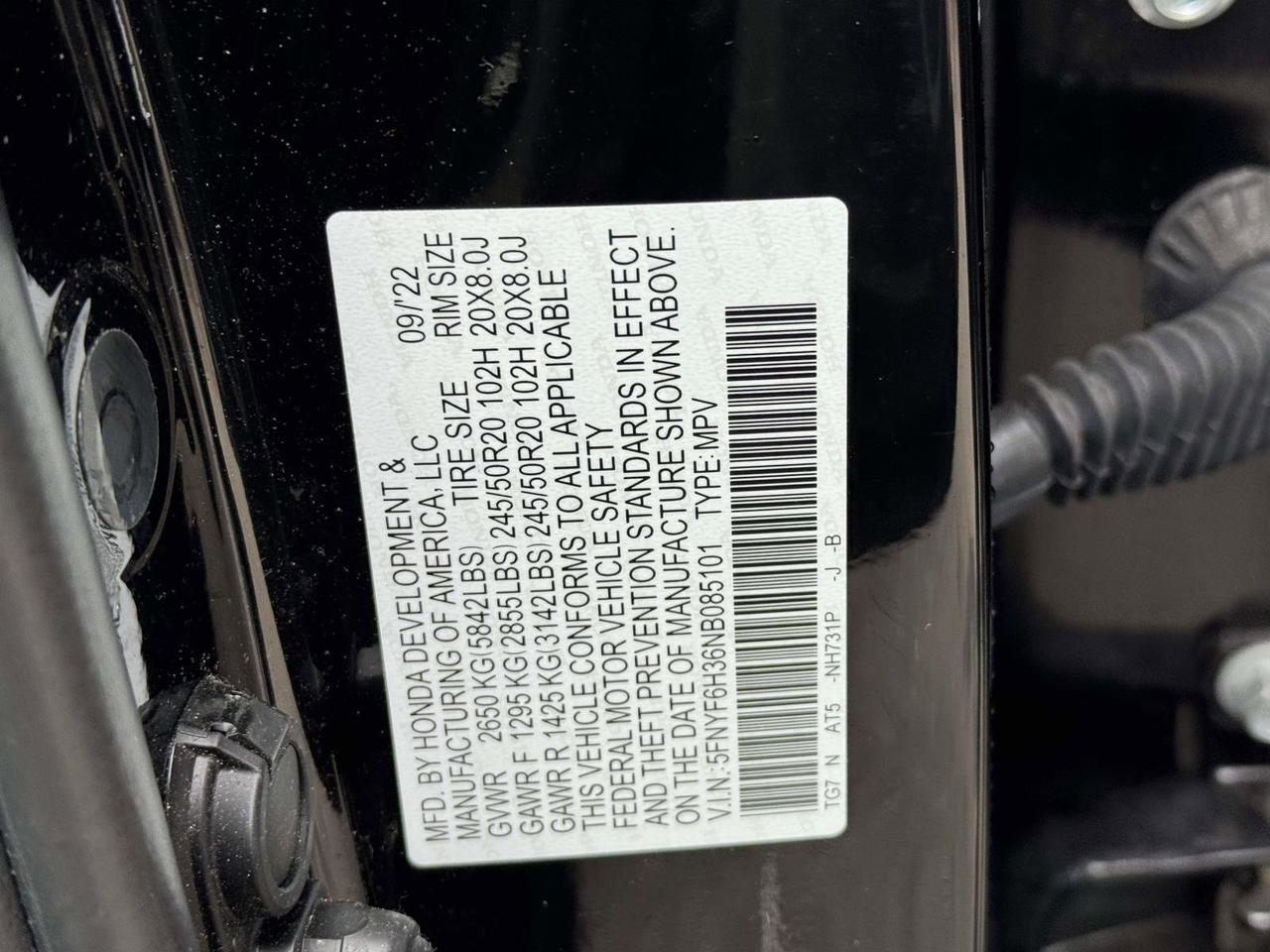 2022 Honda Pilot Sport San Clemente CA