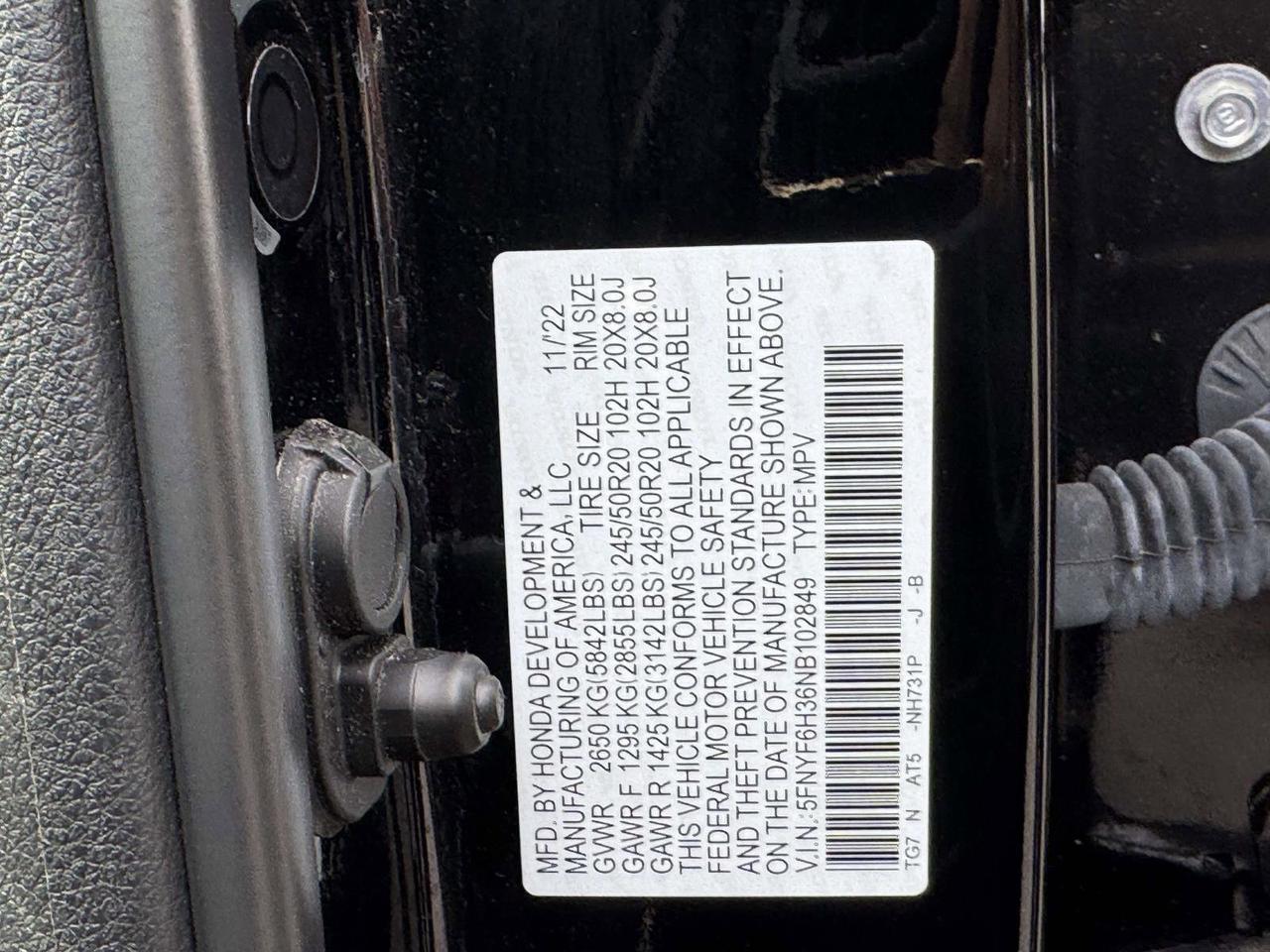 2022 Honda Pilot Sport San Clemente CA