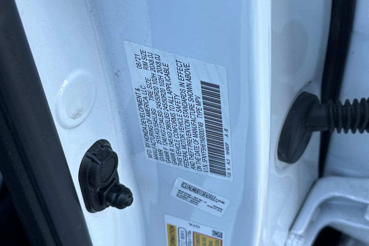 2022 Honda Pilot Touring 7-Passenger Roseville CA