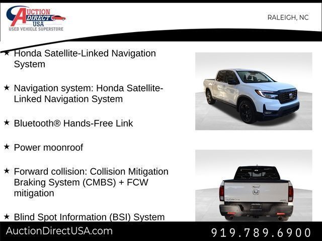 2022 Honda Ridgeline Black Edition Raleigh NC