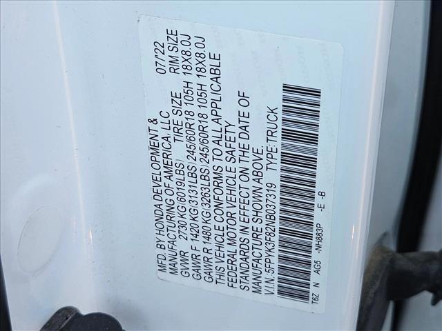 2022 Honda Ridgeline Black Edition Roseville CA