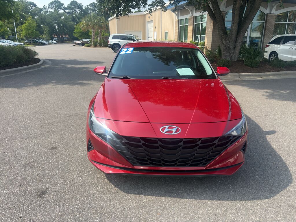 2022 Hyundai Elantra Hybrid Blue