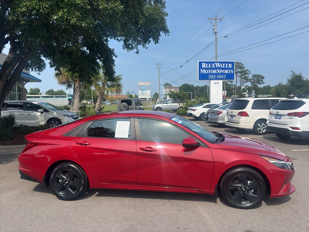 2022 Hyundai Elantra Hybrid Blue