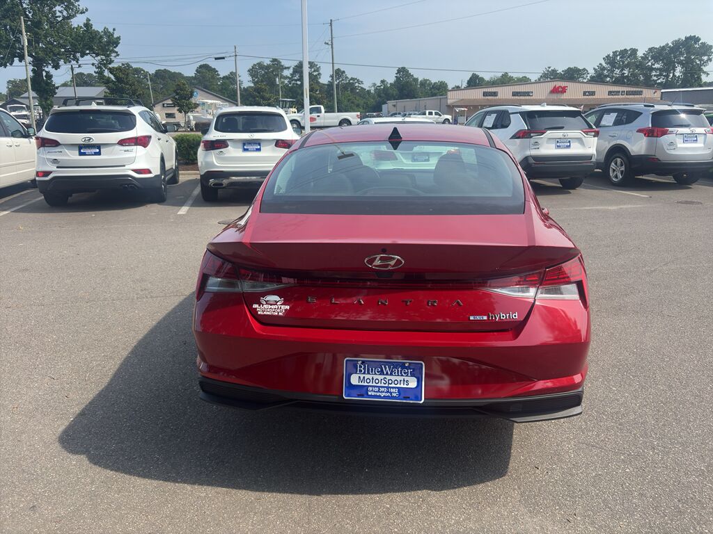 2022 Hyundai Elantra Hybrid Blue Wilmington NC