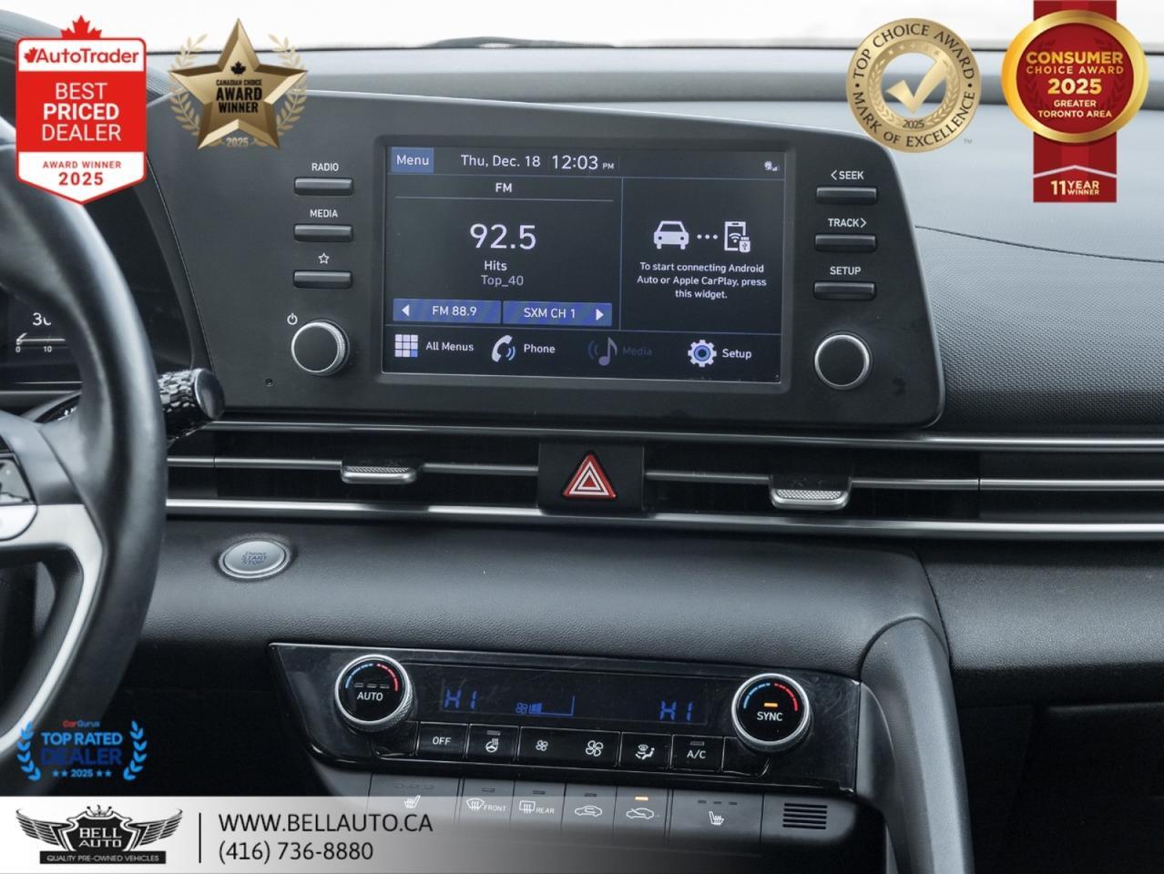 2022 Hyundai Elantra Preferred | B.CAM | SUNROOF | HTD SEATS | DRIVE MODS | NOACCIDENT Toronto ON