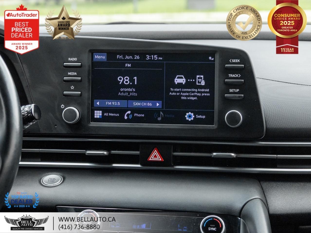 2022 Hyundai Elantra Preferred | SUNROOF | CARPLAY | B.CAM | BLTH | HTD SEATS | NOACCIDENT Toronto ON