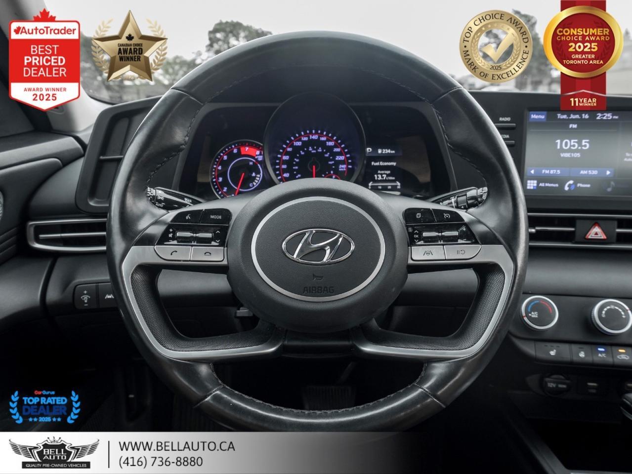 2022 Hyundai Elantra Preferred B.CAM BLTH HTD SEATS LOWKMS NOACCIDENT Toronto ON