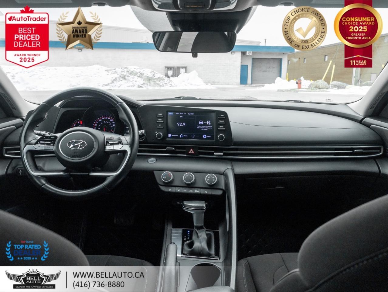 2022 Hyundai Elantra Preferred CARPLAY B.CAM BLTH HTD SEATS STRNGWHL BLKRIMS Toronto ON