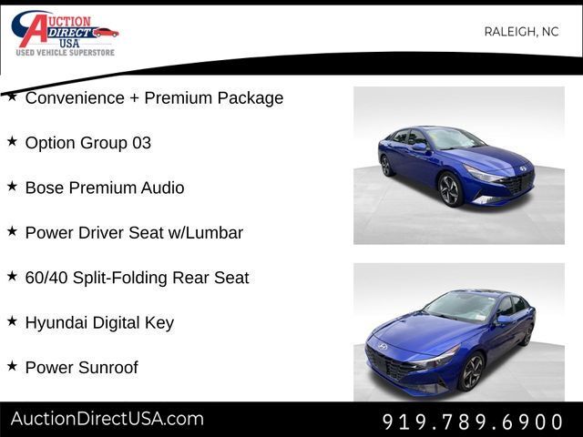 2022 Hyundai Elantra SEL Raleigh NC