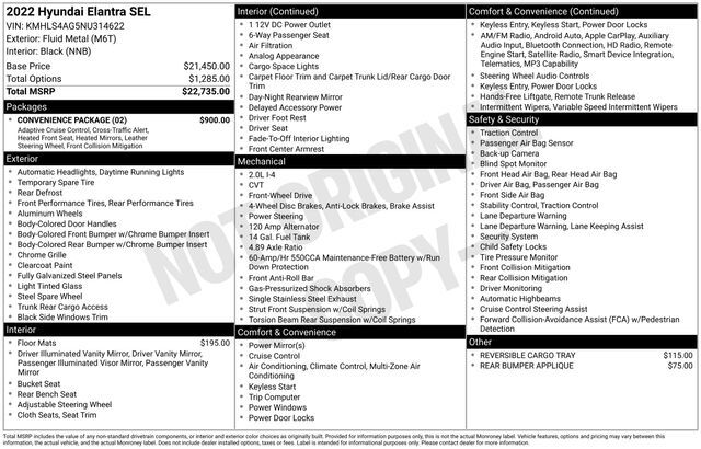 2022 Hyundai Elantra SEL Raleigh NC