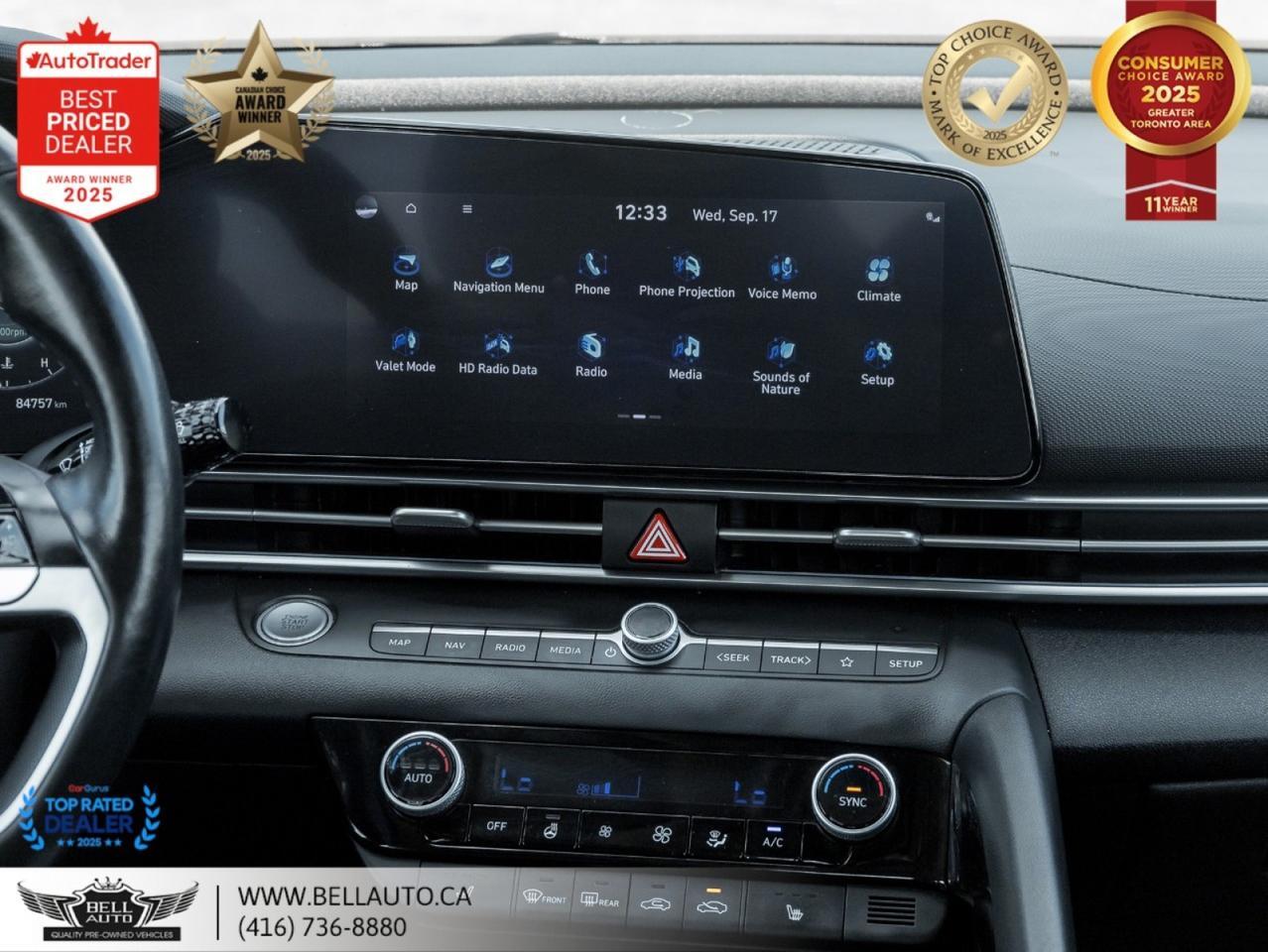2022 Hyundai Elantra Ultimate Tech | SUNROOF | NAVI | LTHR | BACKUPCAM Toronto ON