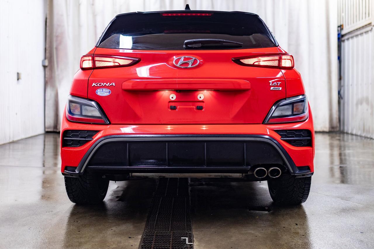 2022 Hyundai Kona AWD N-Line PSeat BCam Red Deer AB