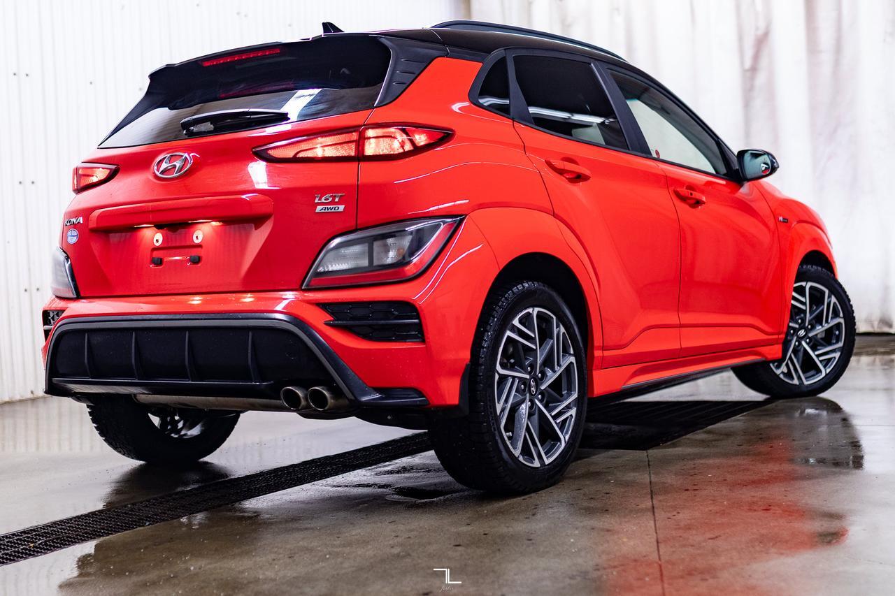 2022 Hyundai Kona AWD N-Line PSeat BCam Red Deer AB