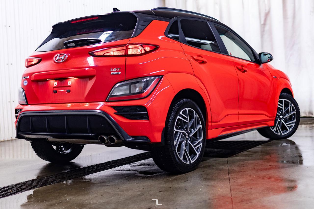 2022 Hyundai Kona AWD N-Line PSeat BCam Red Deer AB