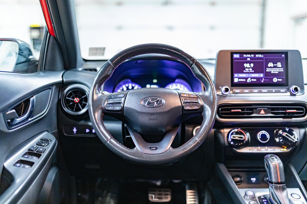 2022 Hyundai Kona AWD N-Line PSeat BCam Red Deer AB