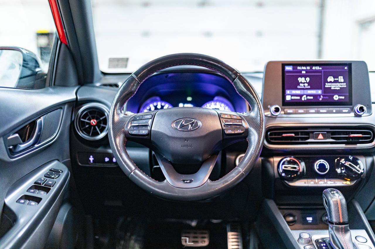 2022 Hyundai Kona AWD N-Line PSeat BCam Red Deer AB