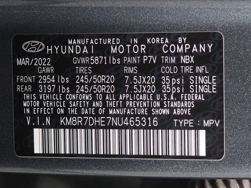 2022 Hyundai Palisade Calligraphy AWD *HEADS-UP DISPLAY, NAVIGATION, ADAPTIVE CRUISE, SAFETY ALERTS, 360 VIEW CAMERAS, DUAL PANEL MOONROOF, NAPPA LEATHER, CLIMATE SEATS, 2ND ROW CAPTAIN'S, HARMAN/KARDON, WIRELESS CHARGING Round Rock TX