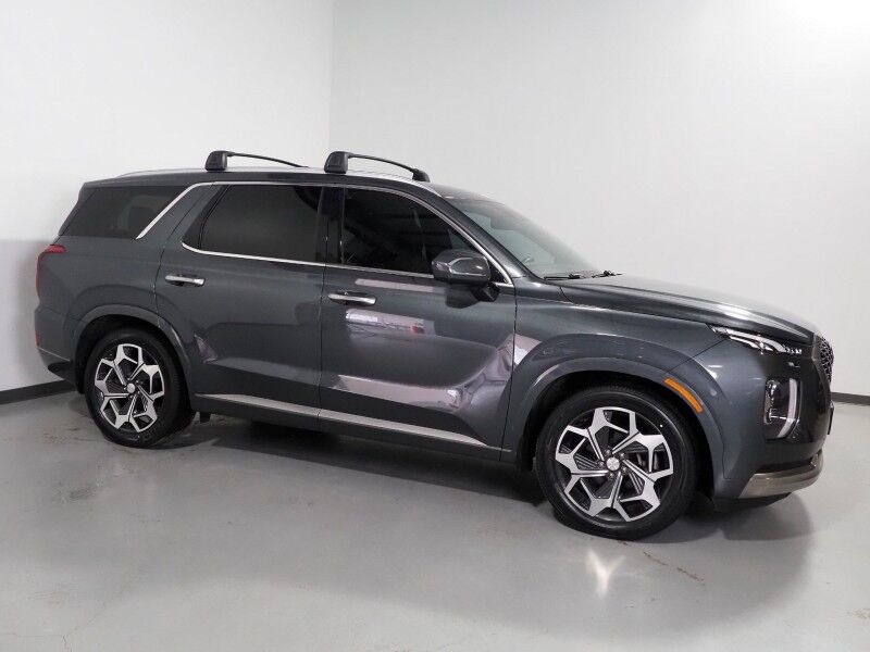 2022 Hyundai Palisade Calligraphy AWD *HEADS-UP DISPLAY, NAVIGATION, ADAPTIVE CRUISE, SAFETY ALERTS, 360 VIEW CAMERAS, DUAL PANEL MOONROOF, NAPPA LEATHER, CLIMATE SEATS, 2ND ROW CAPTAIN'S, HARMAN/KARDON, WIRELESS CHARGING