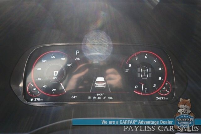 2022 Hyundai Palisade Calligraphy / AWD / Heated & Cooled Leather Seats / Heated Steering Wheel / Dual Sunroof / NAV / Harman Kardon / Adaptive Cruise / Lane Depart & Blind Spot / Rear Captain Chairs / 3rd Row / Tow Pkg / Low Miles / 1-Owner Anchorage AK