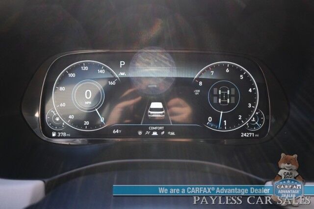 2022 Hyundai Palisade Calligraphy / AWD / Heated & Cooled Leather Seats / Heated Steering Wheel / Dual Sunroof / NAV / Harman Kardon / Adaptive Cruise / Lane Depart & Blind Spot / Rear Captain Chairs / 3rd Row / Tow Pkg / Low Miles / 1-Owner Anchorage AK