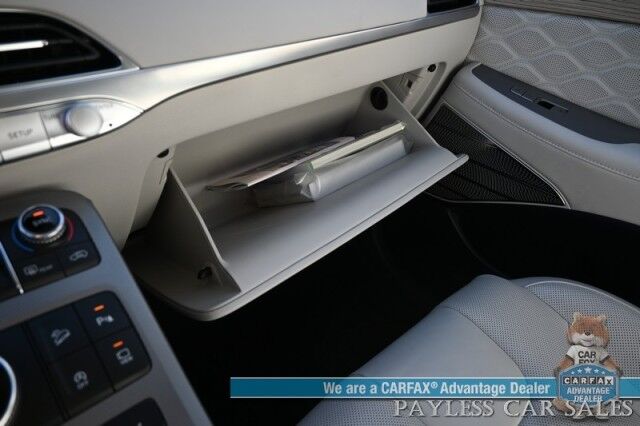 2022 Hyundai Palisade Calligraphy / AWD / Heated & Cooled Leather Seats / Heated Steering Wheel / Dual Sunroof / NAV / Harman Kardon / Adaptive Cruise / Lane Depart & Blind Spot / Rear Captain Chairs / 3rd Row / Tow Pkg / Low Miles / 1-Owner Anchorage AK