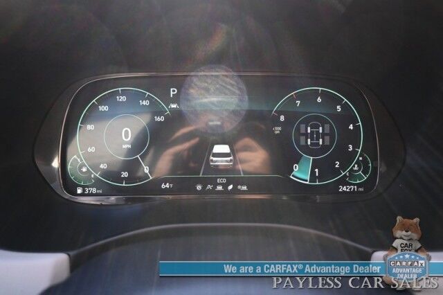 2022 Hyundai Palisade Calligraphy / AWD / Heated & Cooled Seats / Heated Steering / Sunroof / NAV / Harman Kardon / Adaptive Cruise / Lane Depart & Blind Spot / Rear Captain Chairs / 3rd Row / Seats 7 / Tow Pkg / Low Miles / 1-Owner Anchorage AK