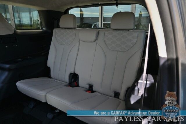 2022 Hyundai Palisade Calligraphy / AWD / Heated & Cooled Seats / Heated Steering / Sunroof / NAV / Harman Kardon / Adaptive Cruise / Lane Depart & Blind Spot / Rear Captain Chairs / 3rd Row / Seats 7 / Tow Pkg / Low Miles / 1-Owner Anchorage AK